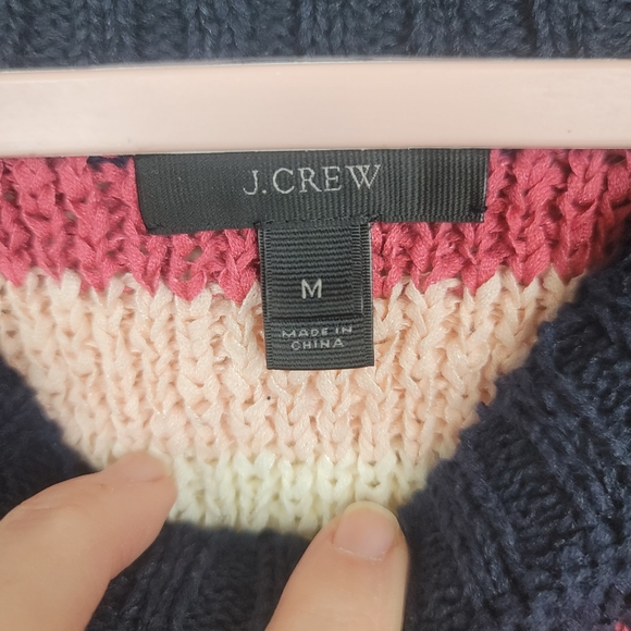 J. Crew Stripe Knit Tank Top size M - Picture 5 of 7